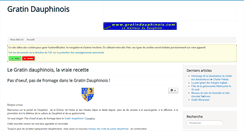 Desktop Screenshot of gratindauphinois.com